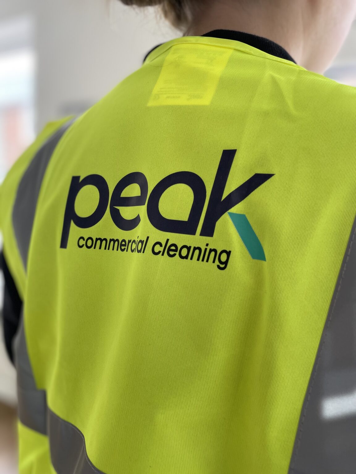 Commercial Cleaner Working